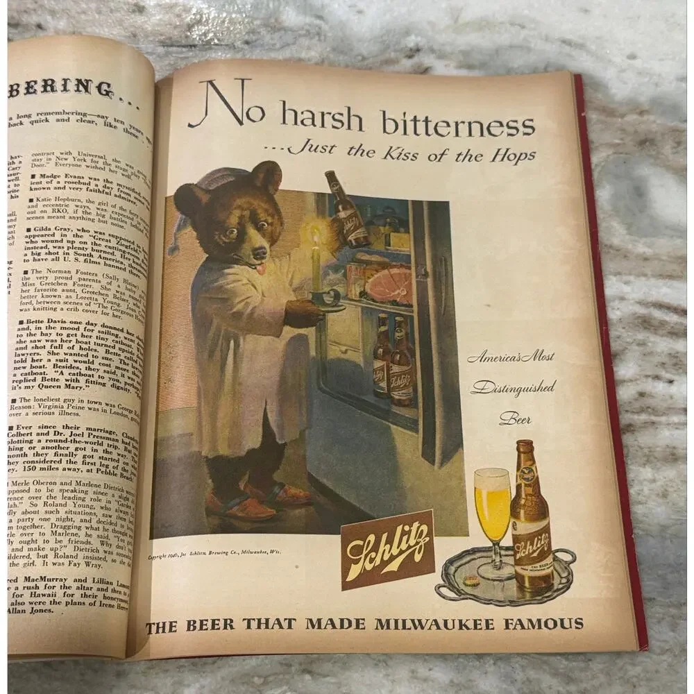 Vtg Screen Romances Magazine Sept. 1946 Alan Ladd Ads Fashion +